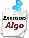 Fiches exercices algo